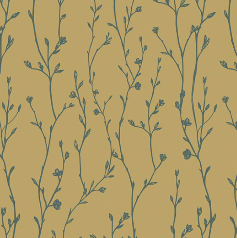 Spring Equinox for Art Gallery Fabrics - Growing Buds Shadow