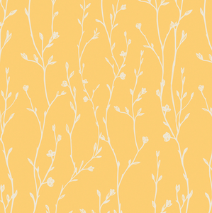 Spring Equinox for Art Gallery Fabrics - Growing Buds Sunshine