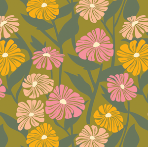 Flower Bloom by Art Gallery Fabrics - Growing Paths