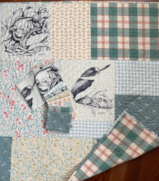 Big Patch Quilt by Hopewood Home fabric bundle kit - Baby Size