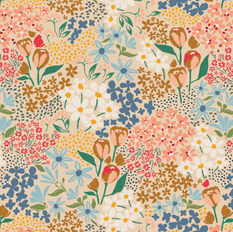 The Flower Fields by Maureen Cracknell for Art Gallery Fabrics - Thriving