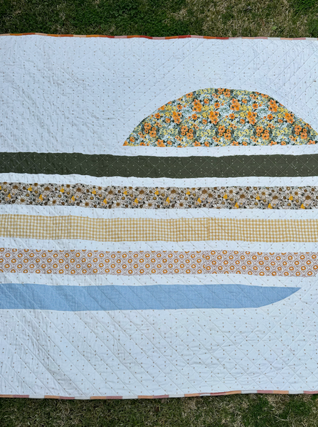 70's Sun by The Retro Quilter Quilt Kit