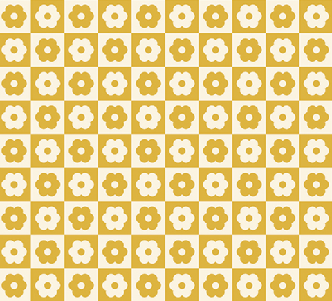 Birdie by Andover - Mellow Checker Bloom