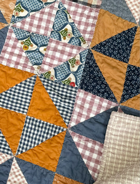 Completed Ramona Quilt - Throw Size