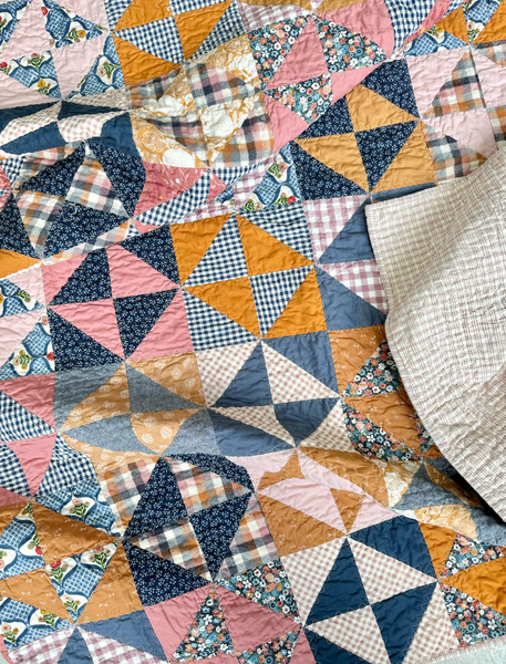 Completed Ramona Quilt - Throw Size