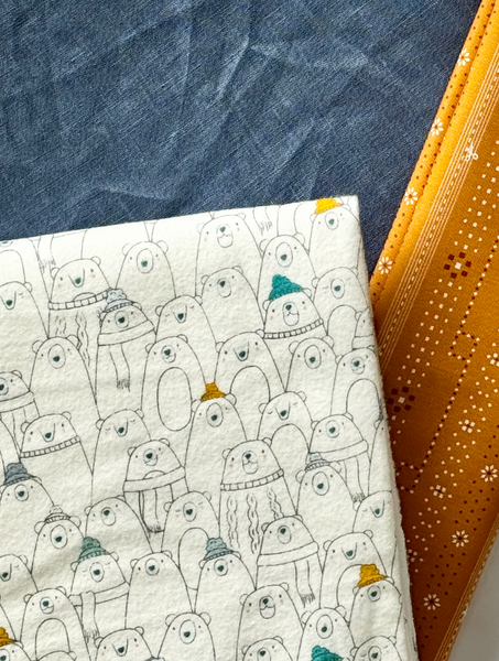 Polar BearWholecloth Quilt Kit - Crib/Baby Size