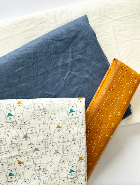 Polar BearWholecloth Quilt Kit - Crib/Baby Size