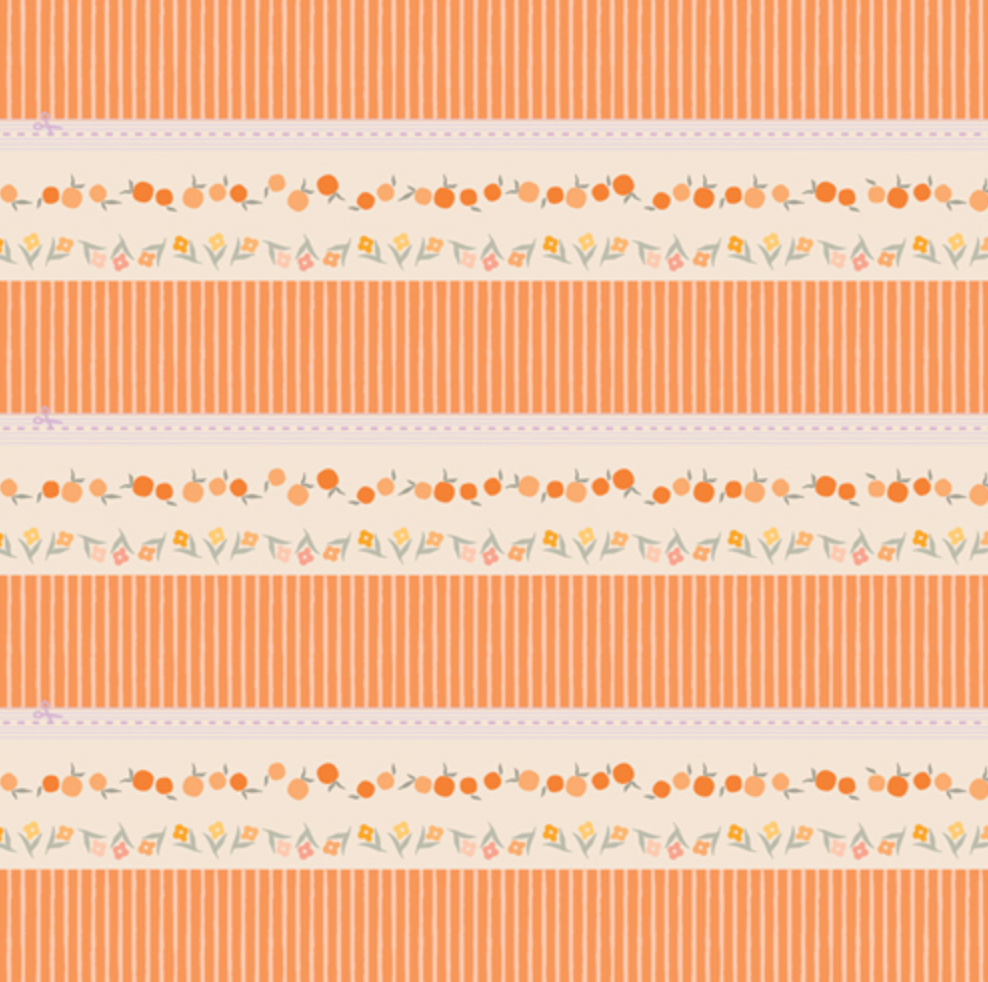 Tangerine Orchard Bound 2.5" Binding