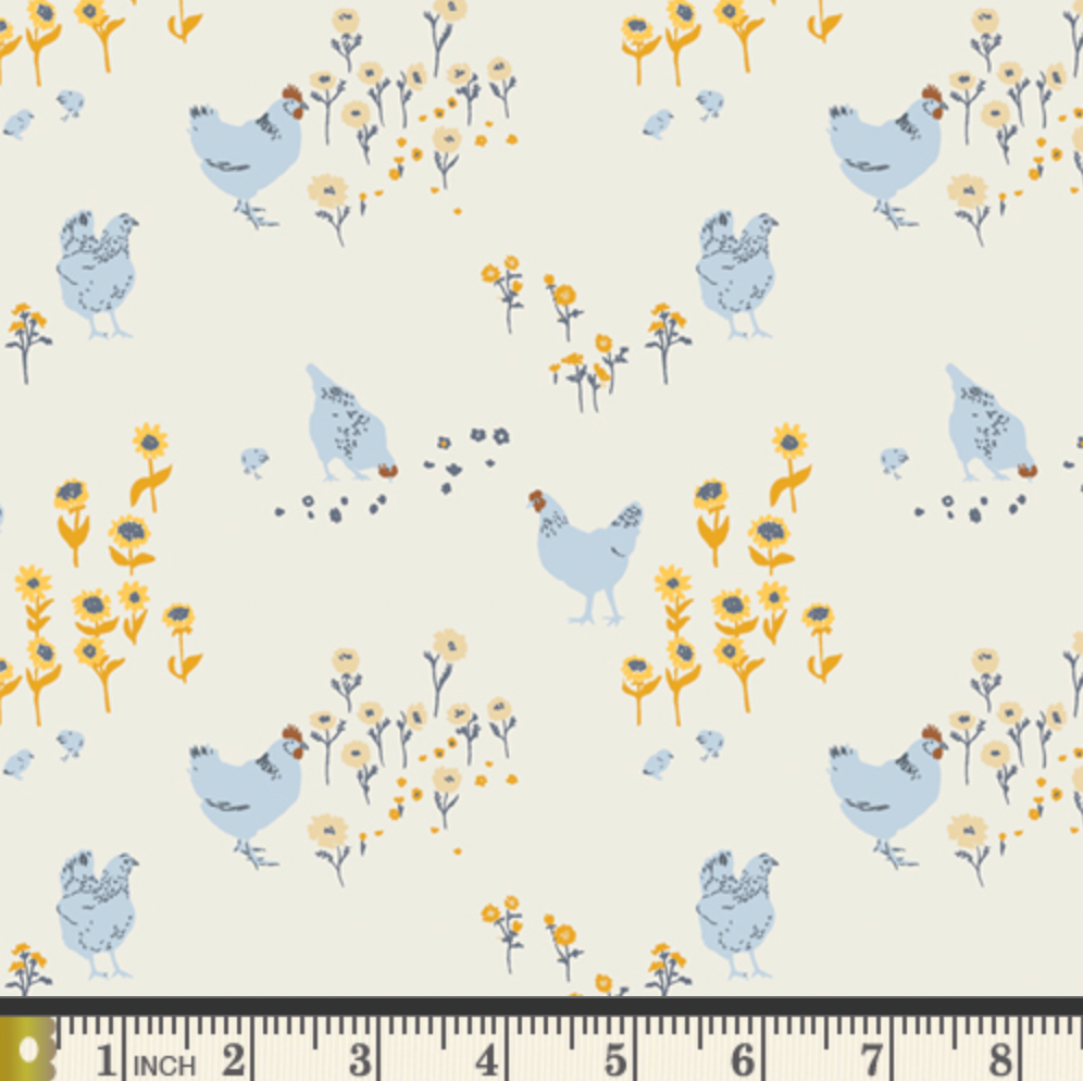 Flannel by Art Gallery Fabrics - Hens and Chicks