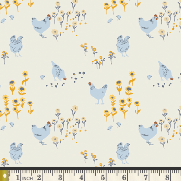 Flannel by Art Gallery Fabrics - Hens and Chicks