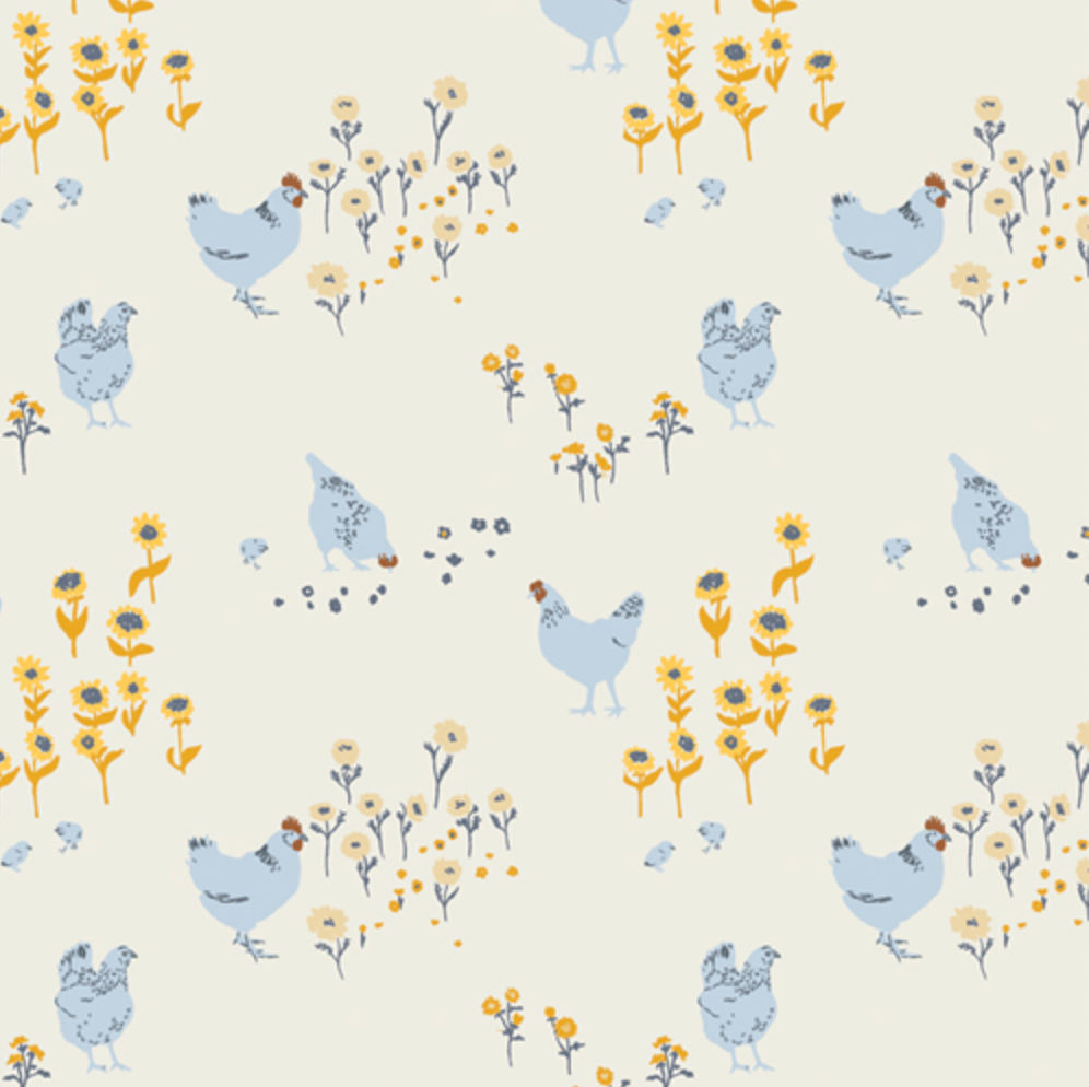 Flannel by Art Gallery Fabrics - Hens and Chicks