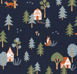 Pre-Order Forest Village by Riley Blake - Midnight