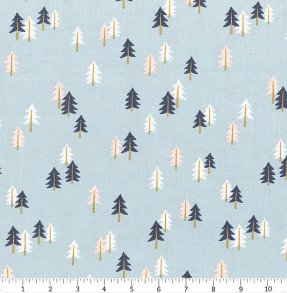 Pre-Order Forest Village by Riley Blake - Sky Spruce