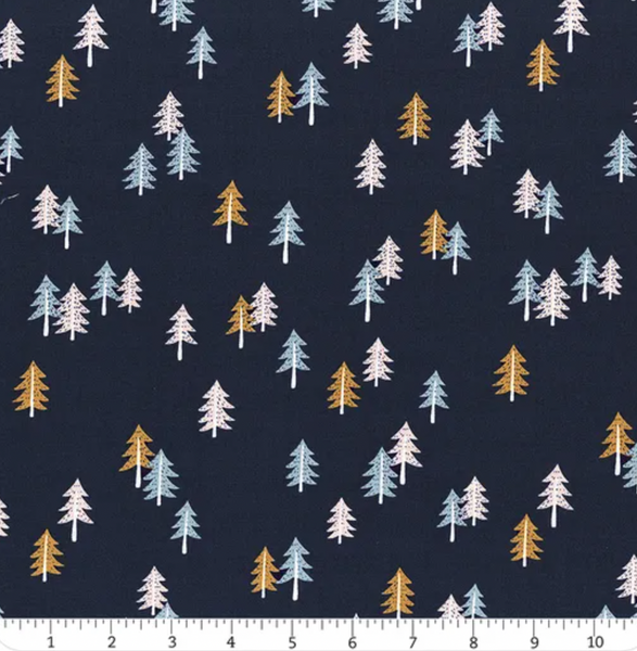 Pre-Order Forest Village by Riley Blake - Midnight Spruce