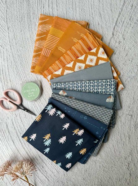 Minyip  - Curated 10 Fat Quarter Bundle