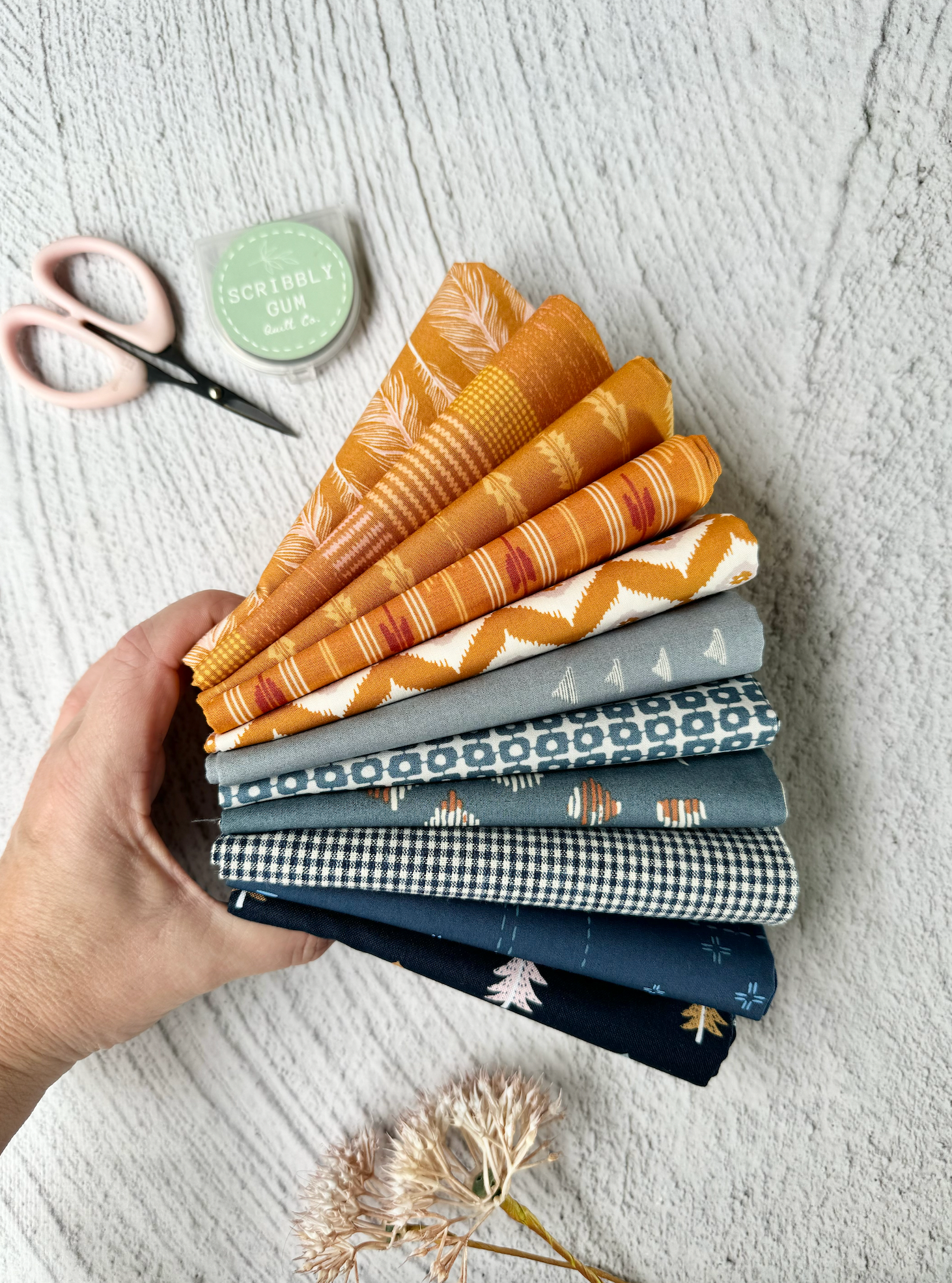 Minyip  - Curated 10 Fat Quarter Bundle