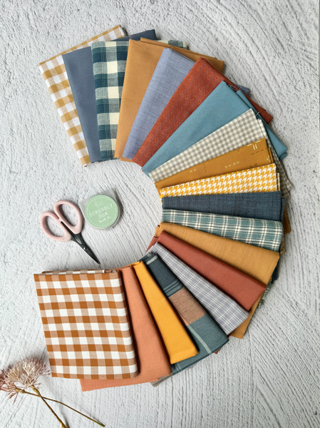 Grandad's Pyjamas - Curated 18 Fat Quarter Bundle