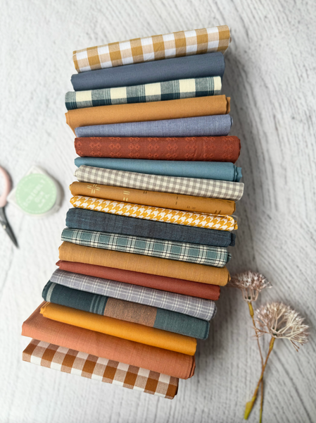 Grandad's Pyjamas - Curated 18 Fat Quarter Bundle