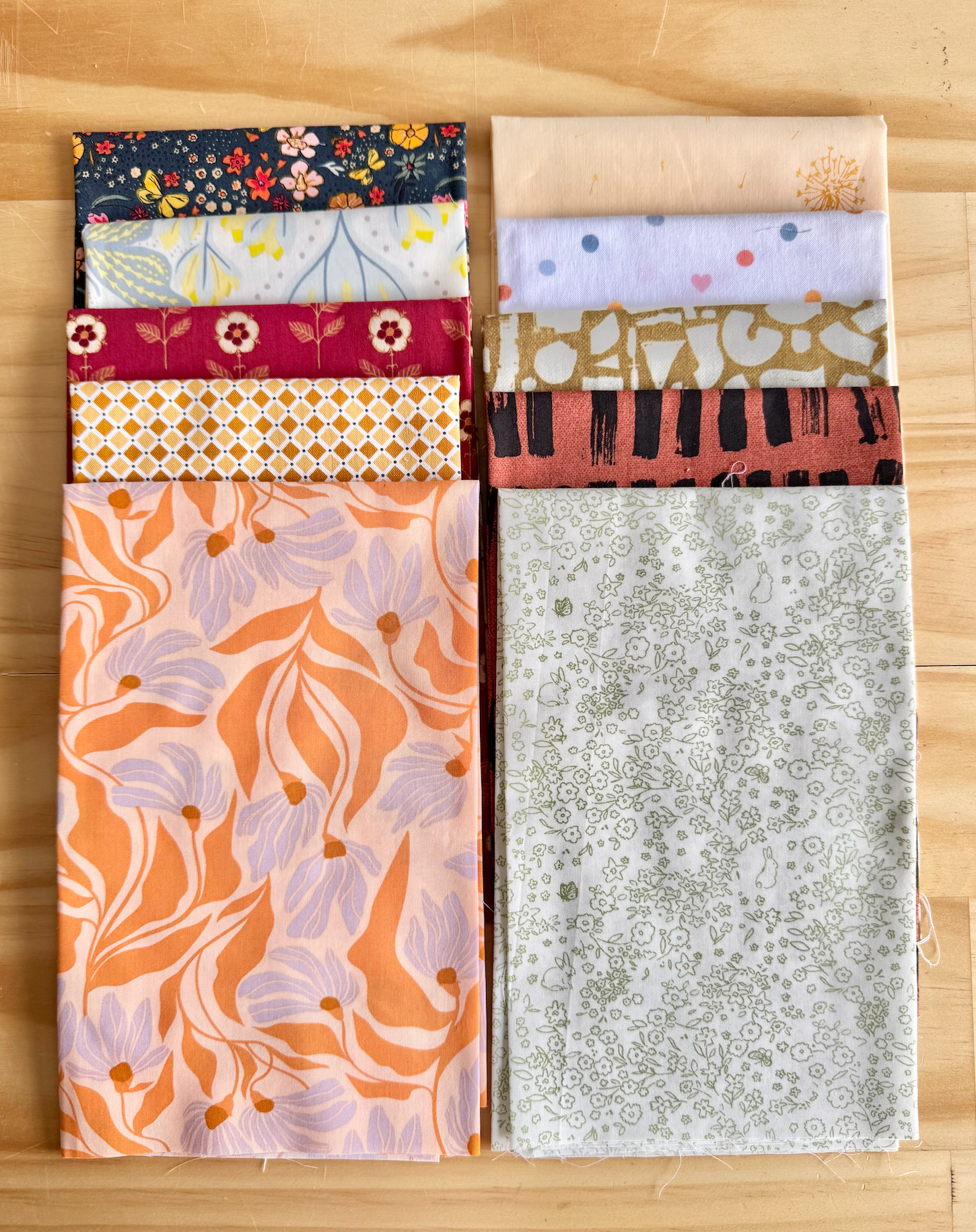 Mixed 10 Fat Quarter Bundle - #2