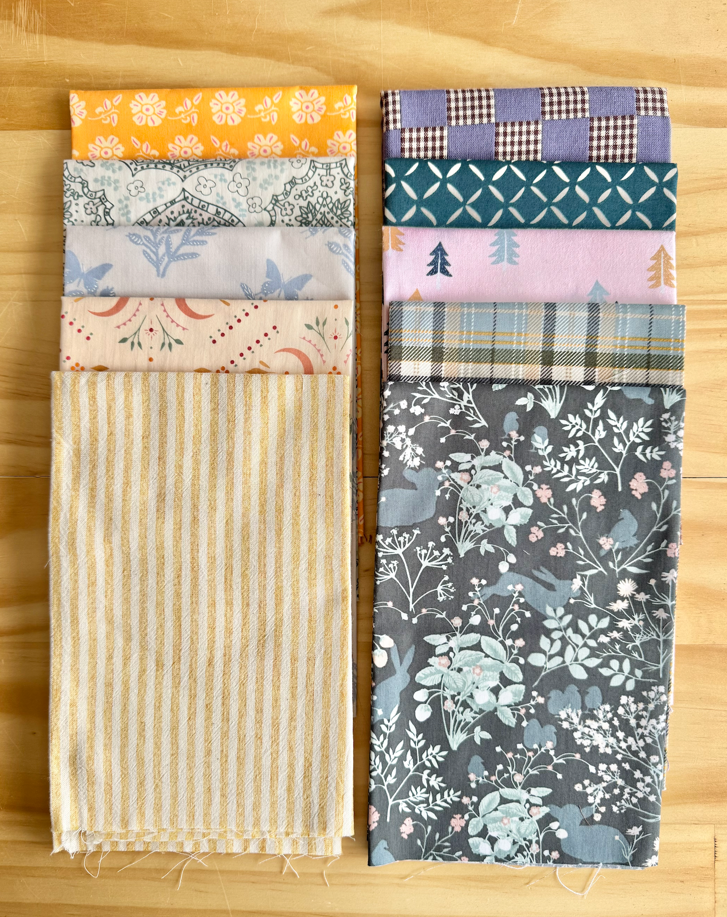 Mixed 10 Fat Quarter Bundle - #5