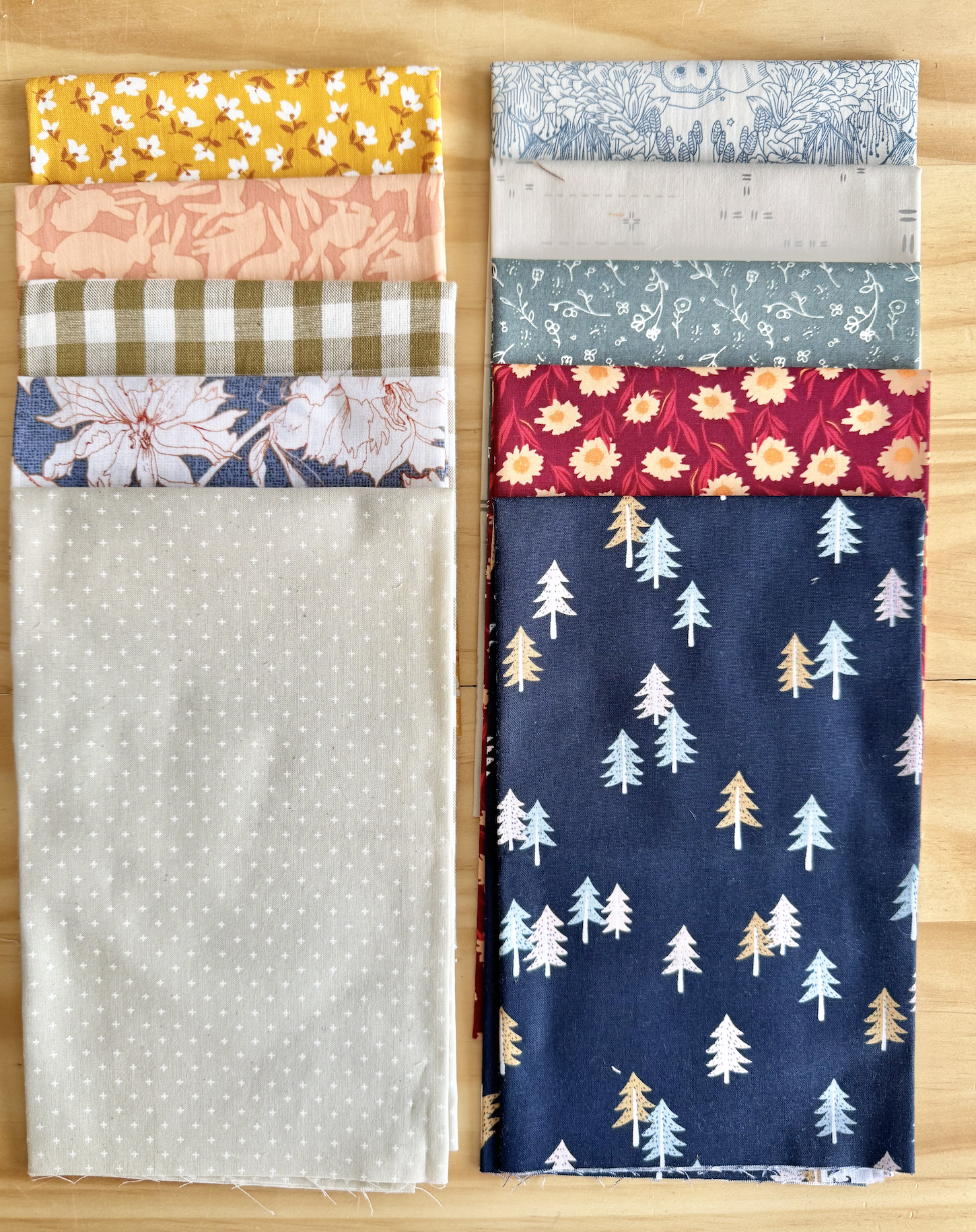 Mixed 10 Fat Quarter Bundle - #10