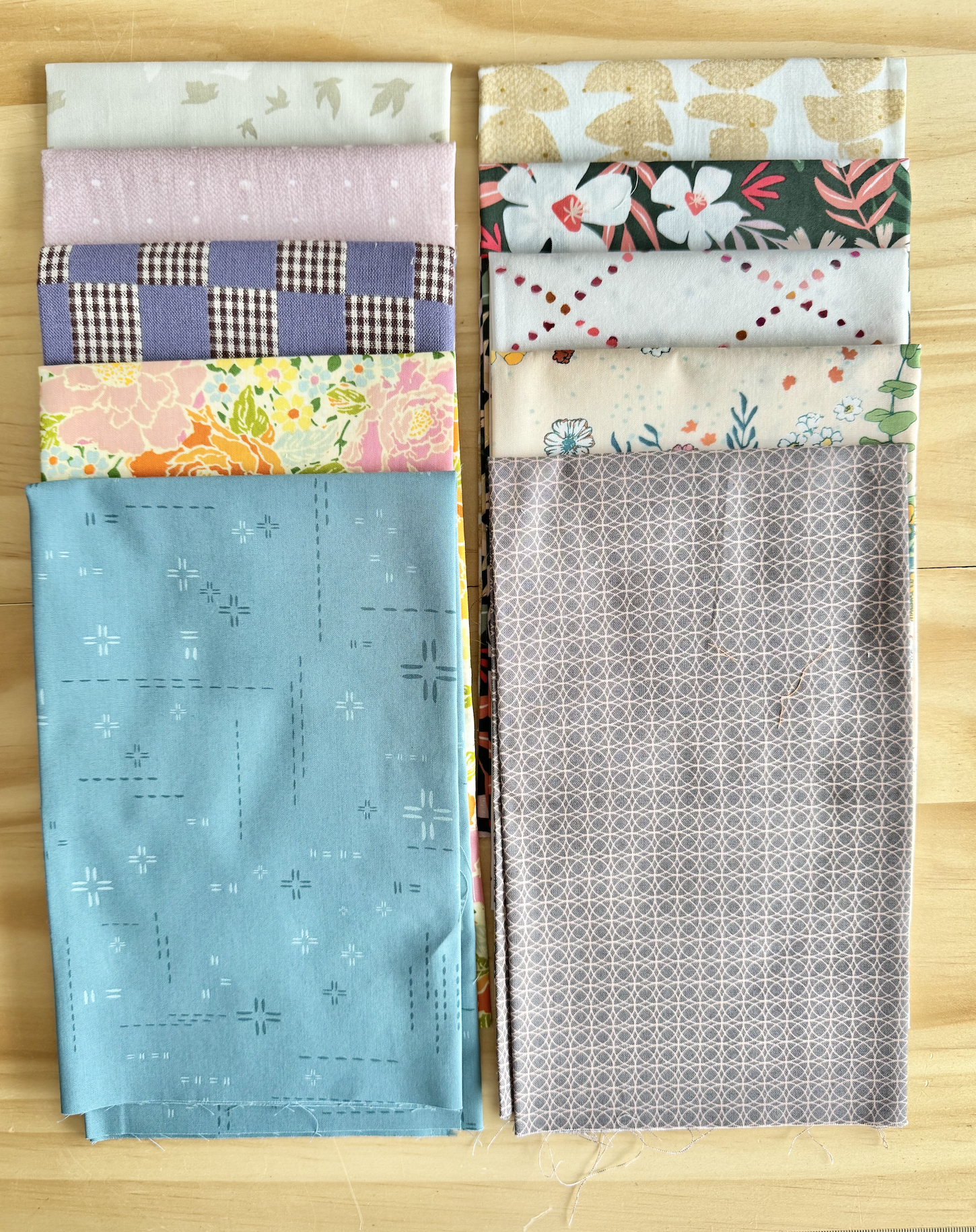 Mixed 10 Fat Quarter Bundle - #6