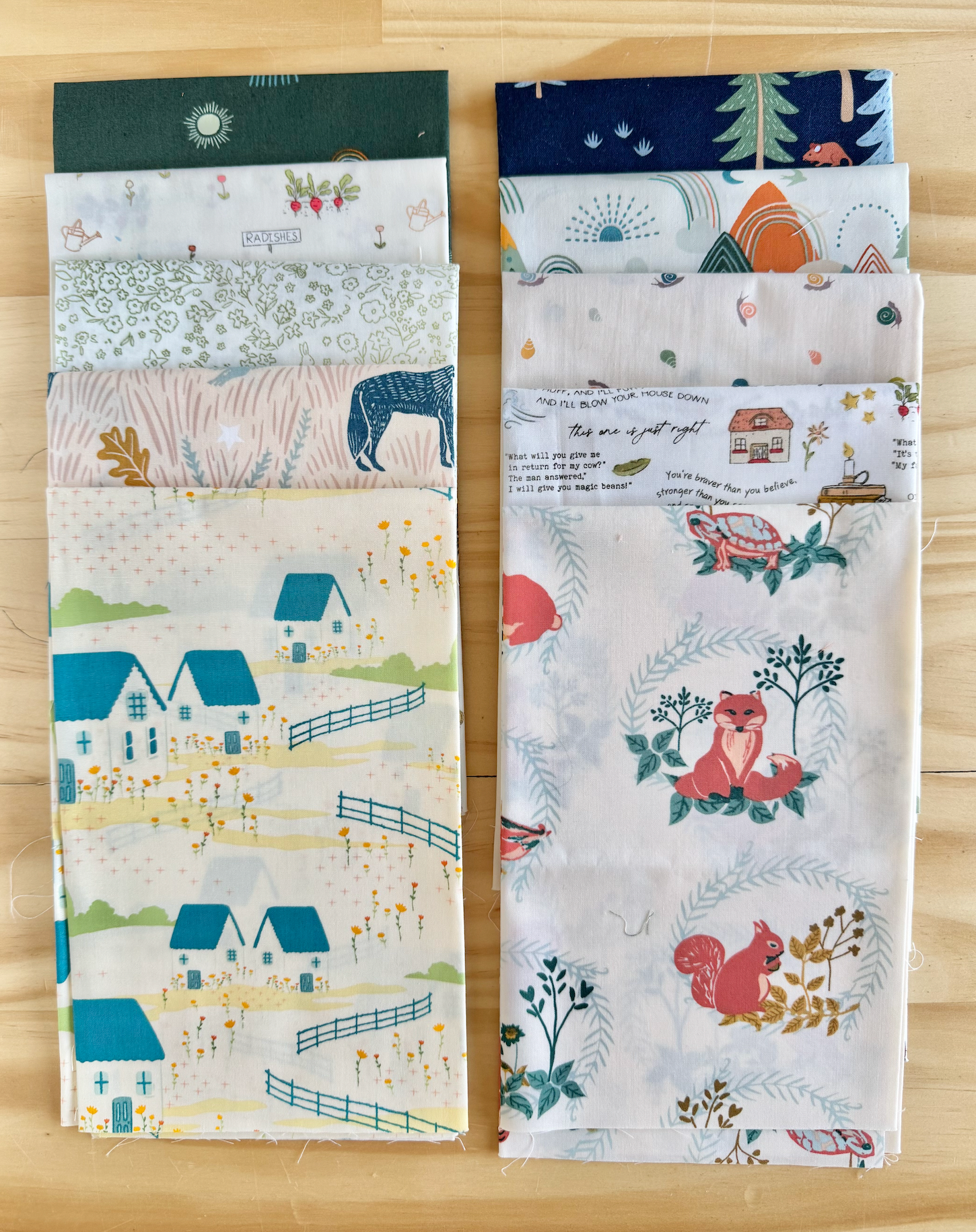 Mixed 10 Fat Quarter Bundle - #12