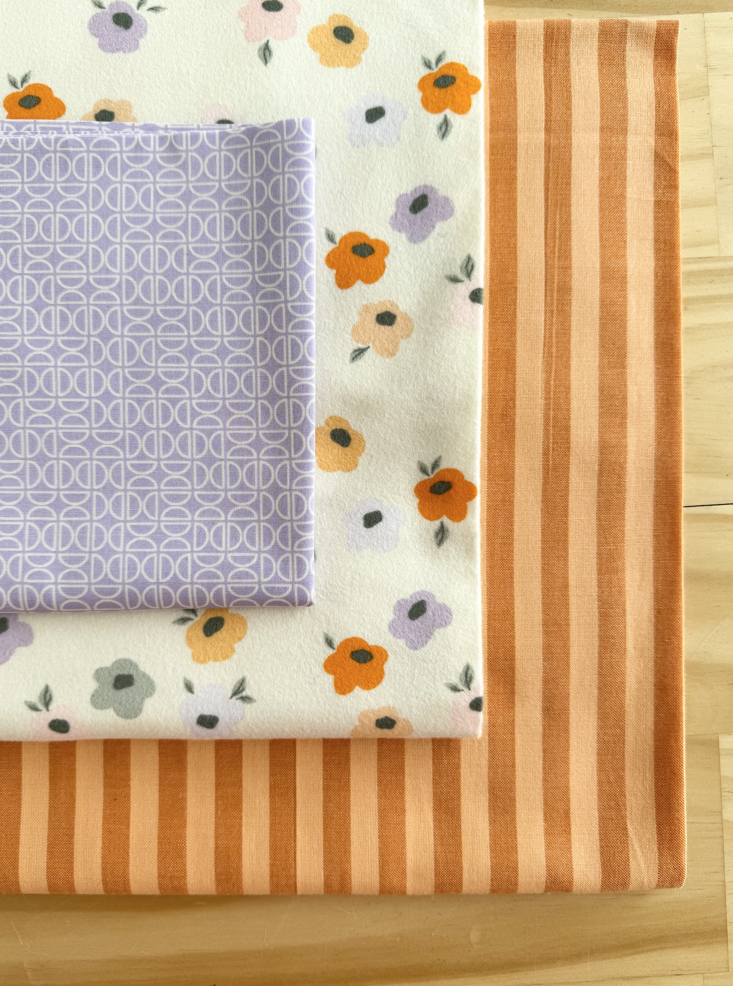 Sweet Summer Flowers Wholecloth Quilt Kit - Crib/Baby Size