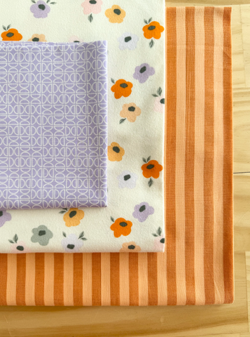 Sweet Summer Flowers Wholecloth Quilt Kit - Crib/Baby Size
