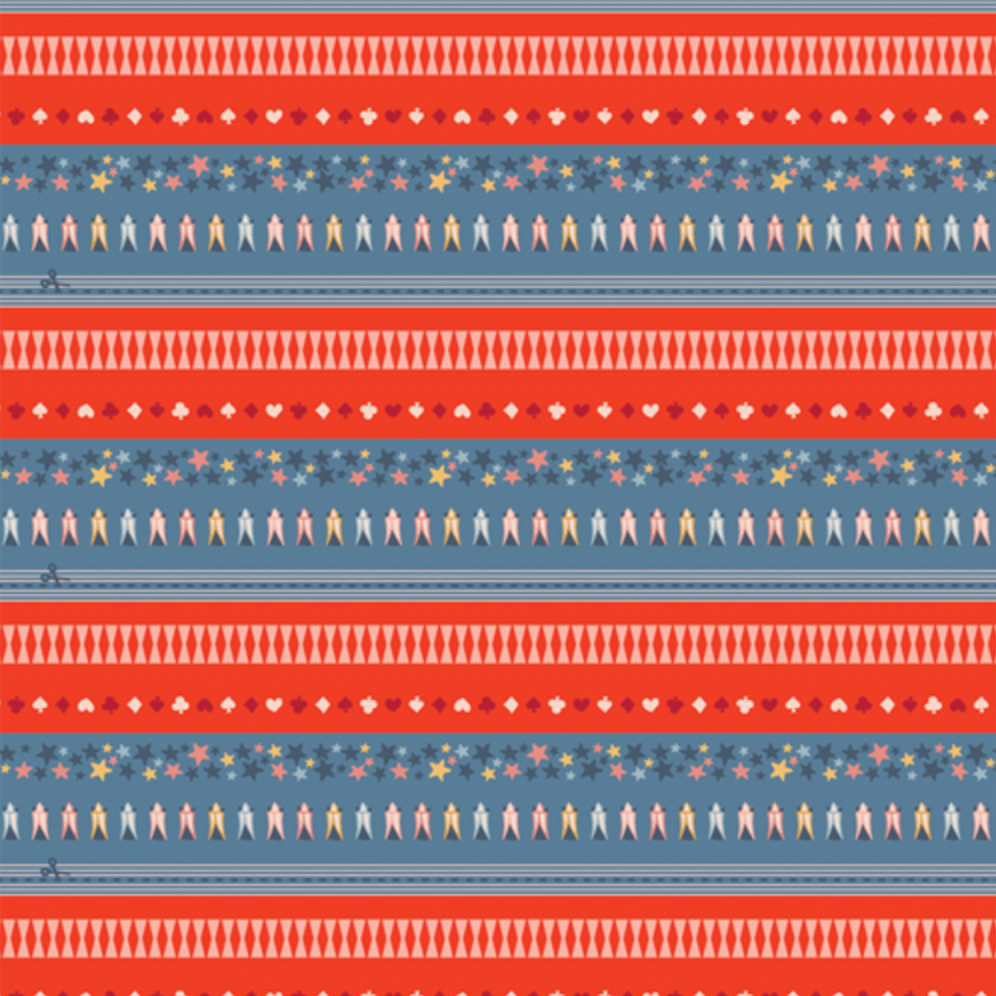 100% Cotton Fabric by the 1/2 Metre - Circus Bound 2.5