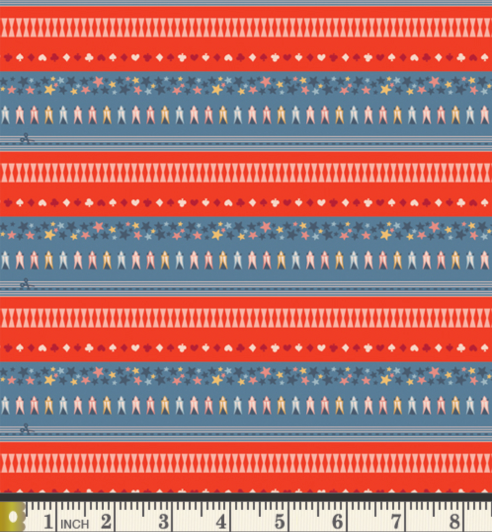 100% Cotton Fabric by the 1/2 Metre - Circus Bound 2.5
