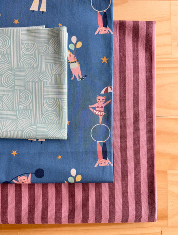 Circus Stripes Wholecloth Quilt Kit - Crib/Baby Size
