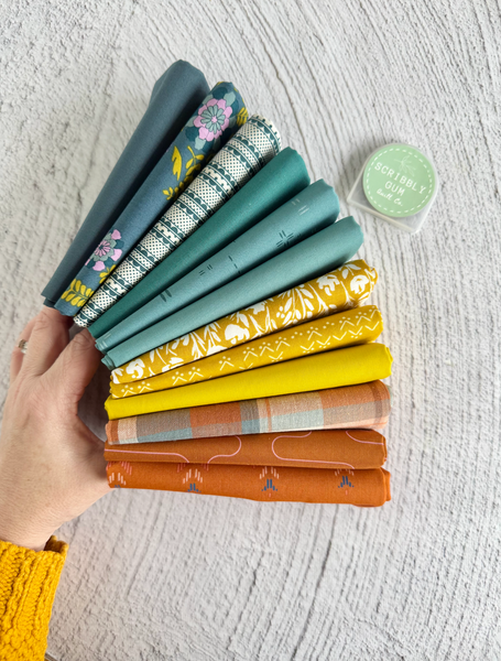 Escape Beach - Curated 12 Fat Quarter Bundle