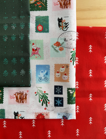 Stamped with Cheer Wholecloth Quilt Kit - Crib/Baby Size