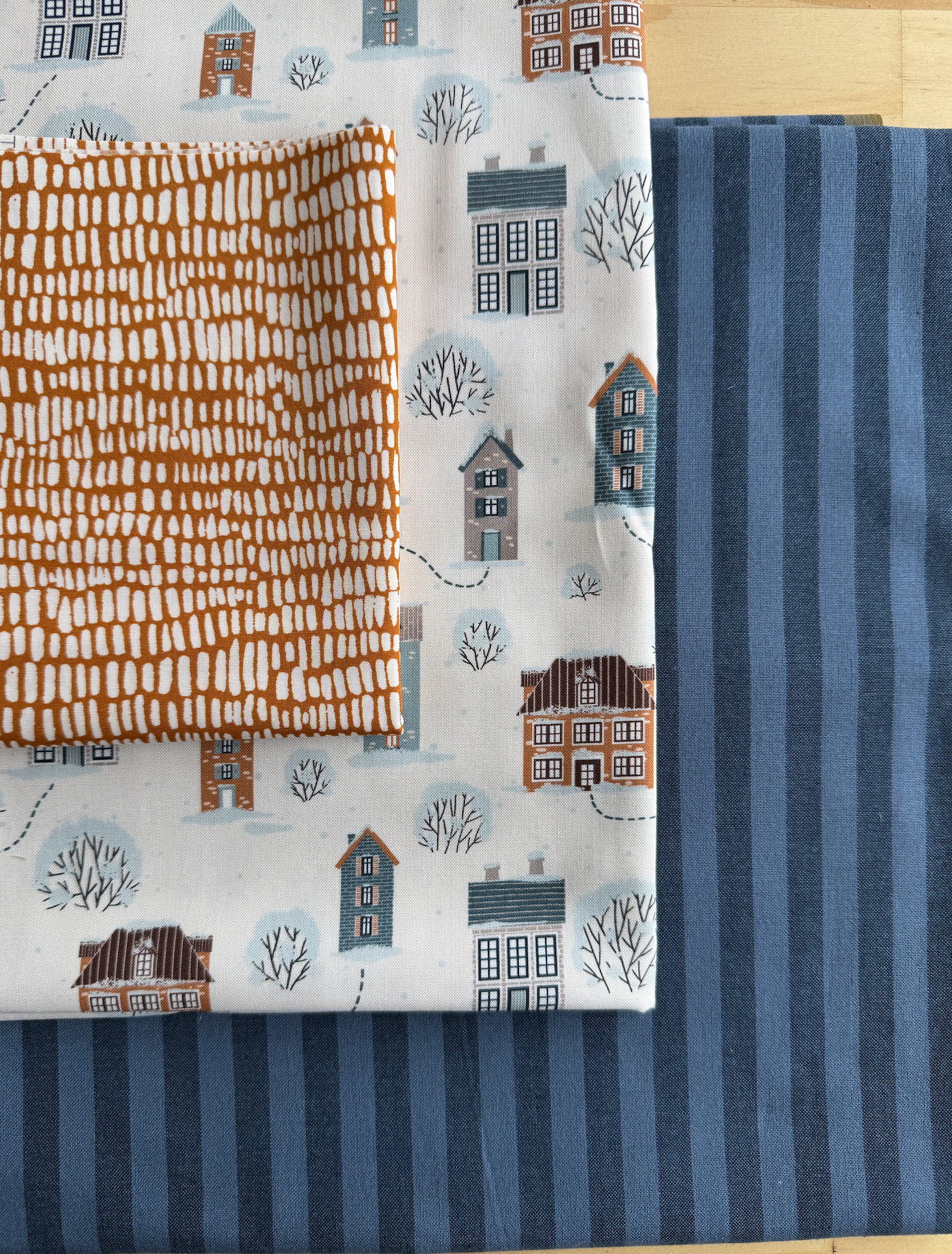 Midnight Snowfall Wholecloth Quilt Kit - Crib/Baby Size