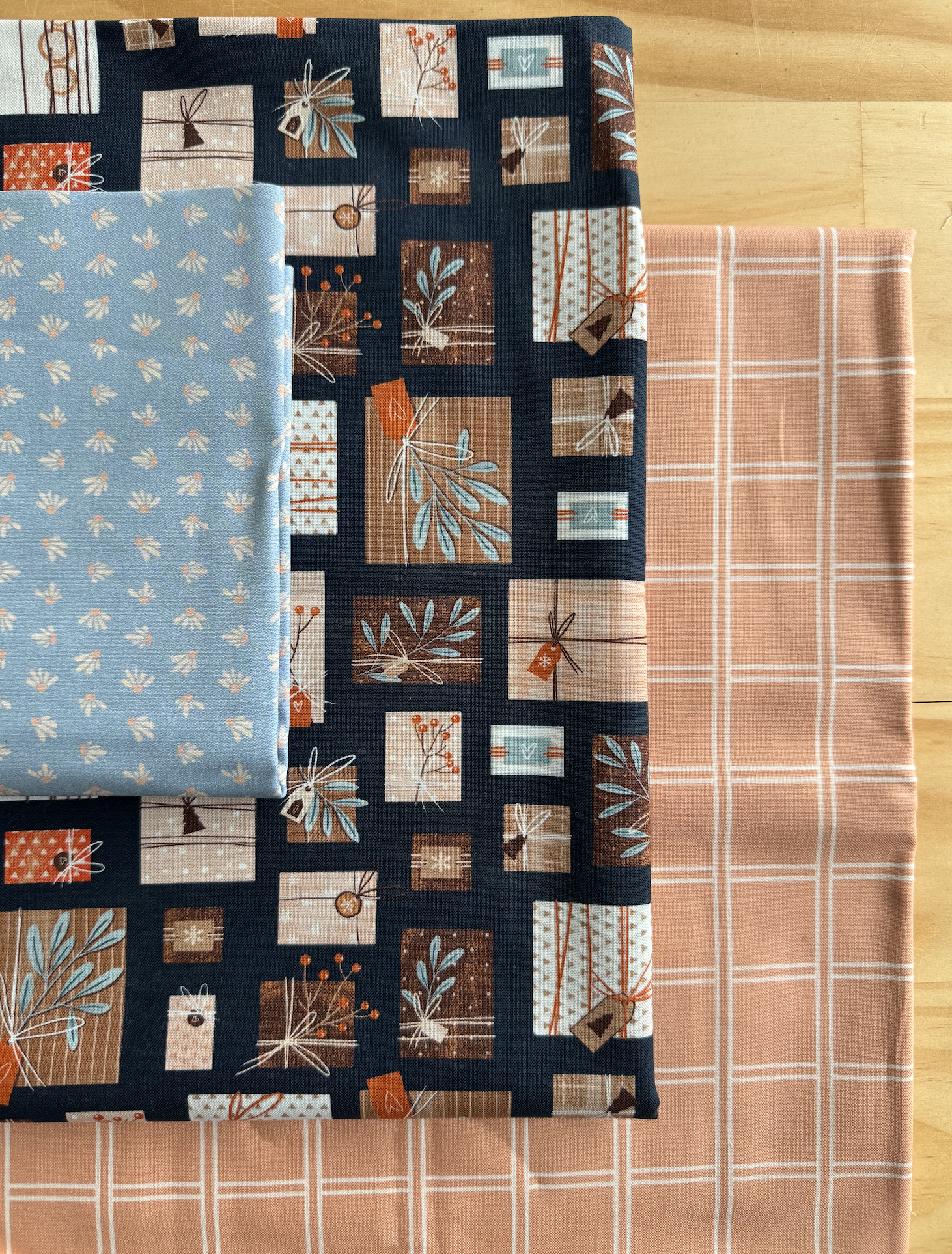 Blush & Midnight Wholecloth Quilt Kit - Crib/Baby Size