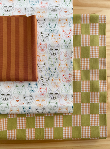 Green Fox Wholecloth Quilt Kit - Crib/Baby Size