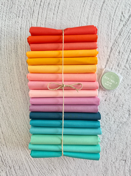 Rainbow Shenanigans - Curated 17 Fat Quarter Bundle