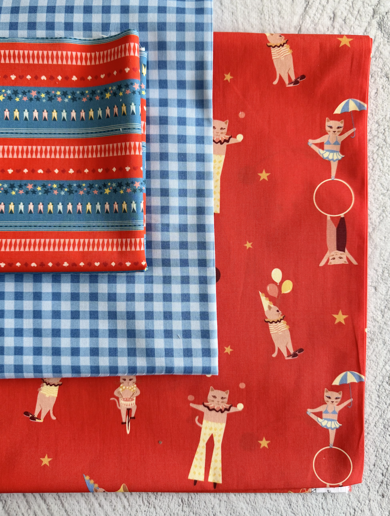 Umbrella Circus Wholecloth Quilt Kit - Crib/Baby Size