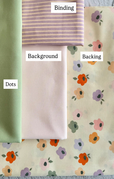 Diamond Dots Quilt Kit - Baby Size