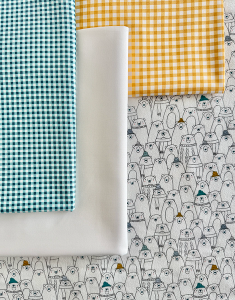 Irish Chain Quilt Kit with PDF Pattern - Small Throw Size