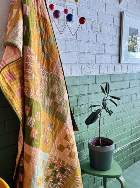 Scandi Quilts Old Cabin Quilt Kit - Large Throw Version 2