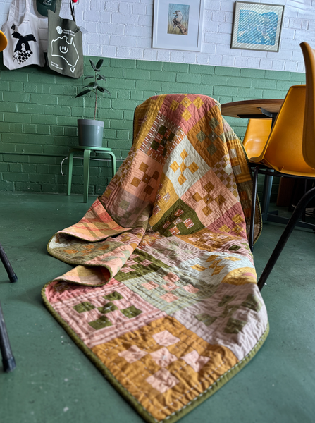 Scandi Quilts Old Cabin Quilt Kit - Large Throw Version 2