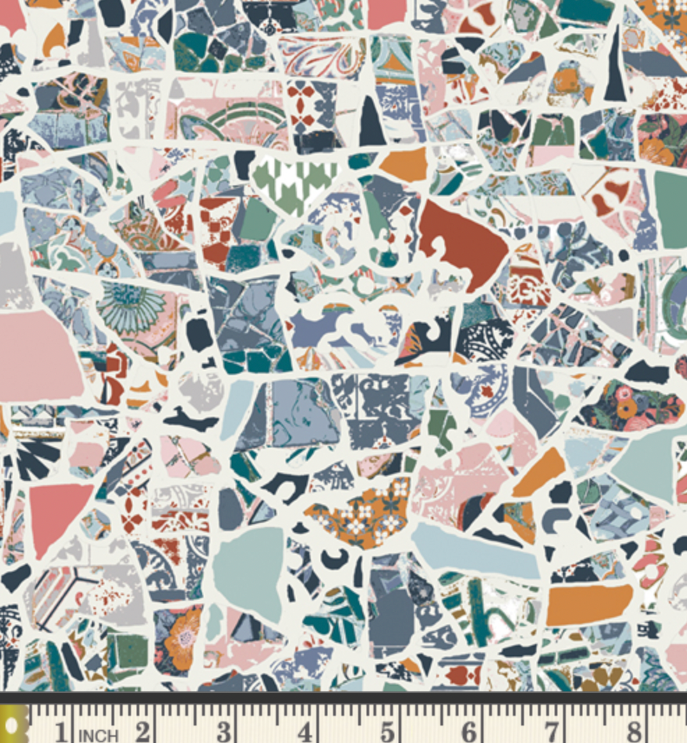 100% Cotton Fabric by the 1/2 Metre - Barcelona by AGF