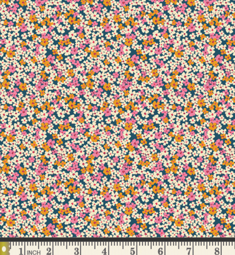 100% Cotton Fabric by the 1/2 Metre -  Bohemia by AGF