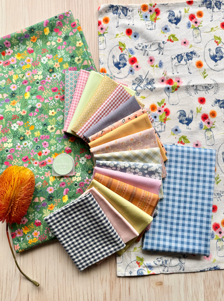 Big Patch Quilt Kit with Backing - Throw Size