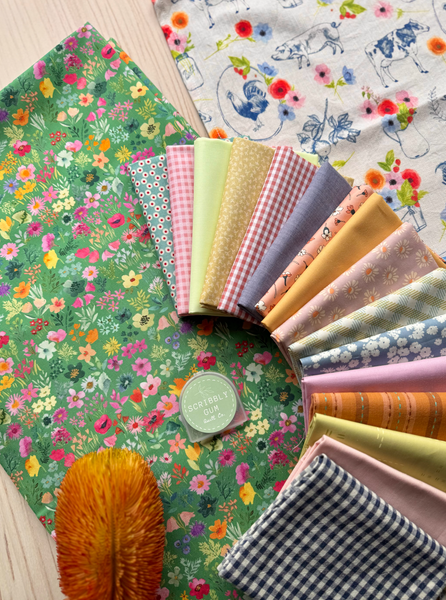 Big Patch Quilt Kit with Backing - Throw Size