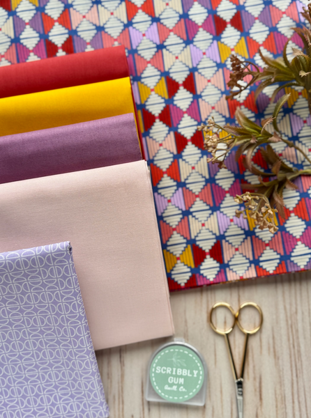Chunky Charlie Quilt Fabric Kit - Throw size