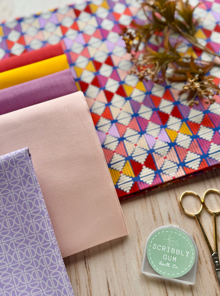 Chunky Charlie Quilt Fabric Kit - Throw size