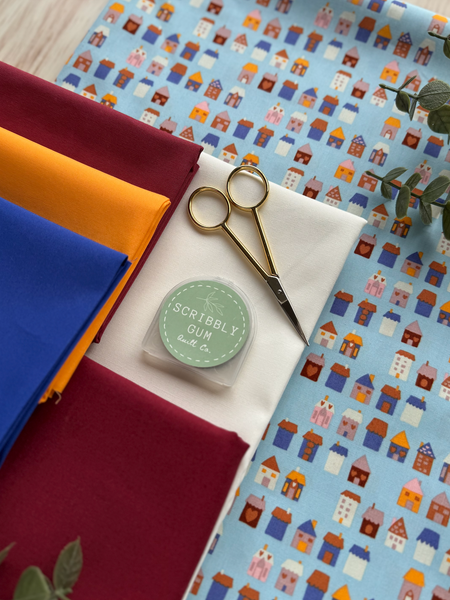 Little Flowers Quilt Fabric Kit - Baby Size